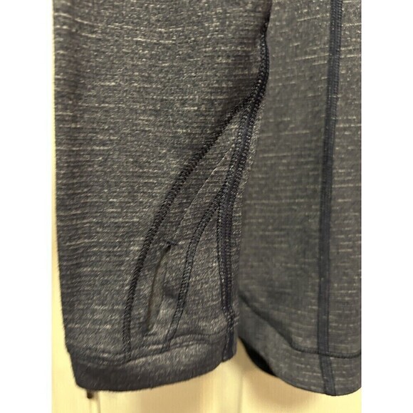 Lululemon Turn It Up Long Sleeve Top Thumbholes Heathered Inkwell Women’s 4 Blue - Picture 13 of 16